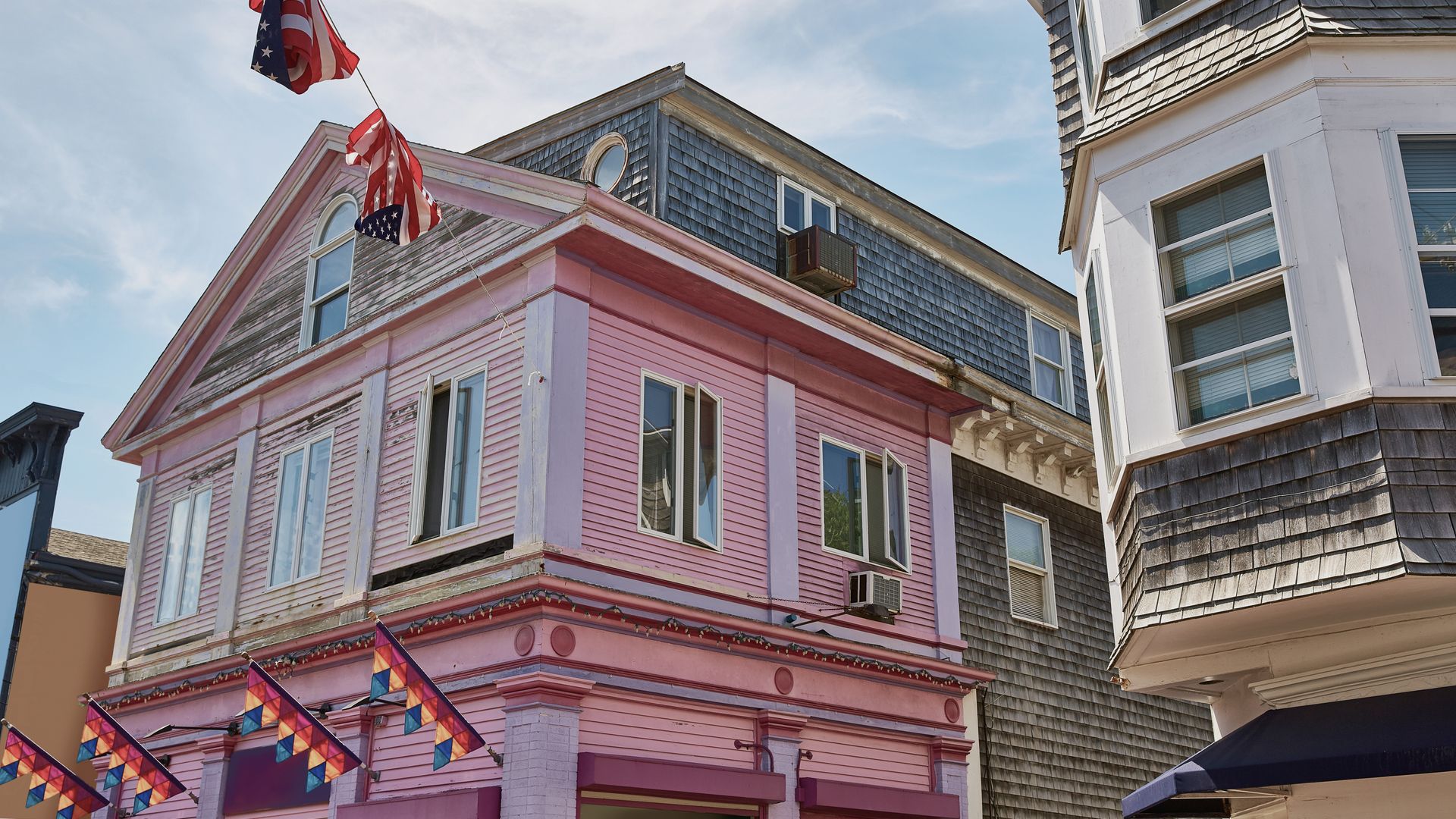 Lebhaftes Fischerdorf Provincetown