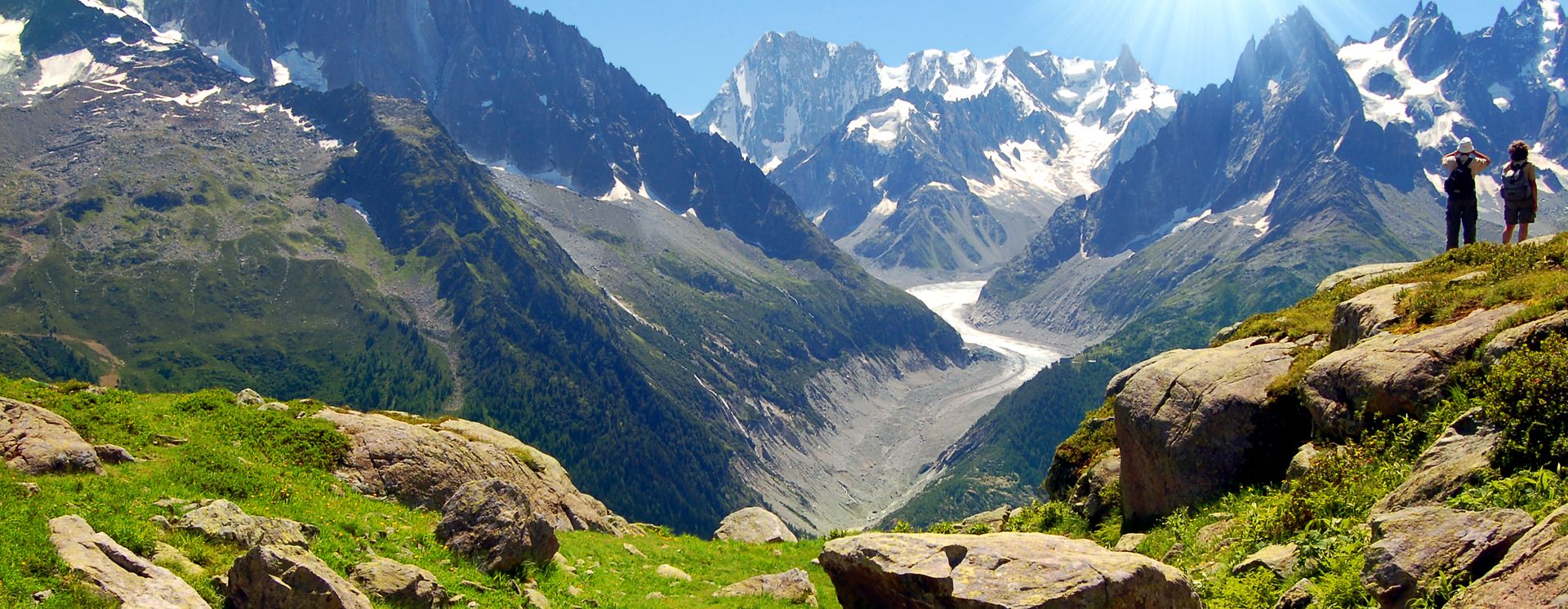Blick auf die Savoyer Alpen