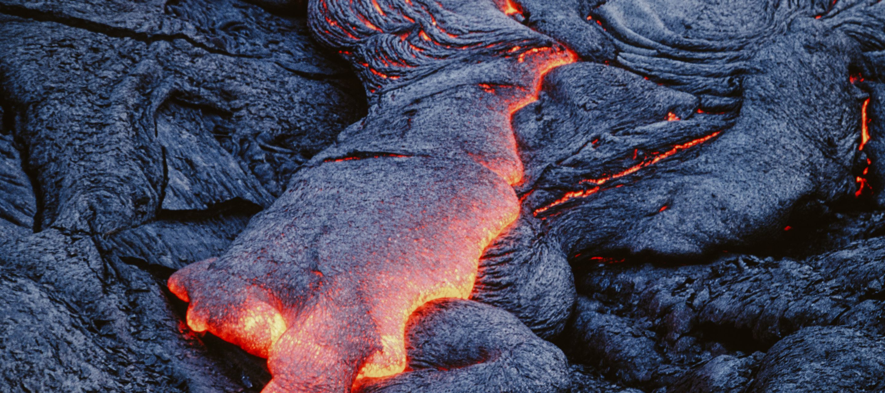 Lavafluss im Volcanoes National Park