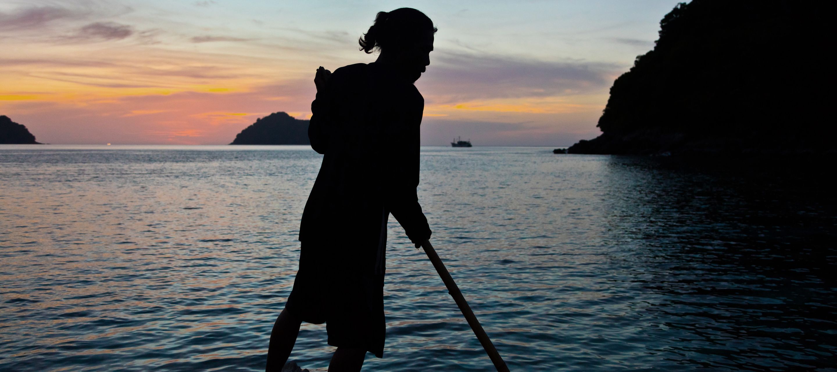 Die Moken leben im Einklang mit dem Meer und seinen Kräften.