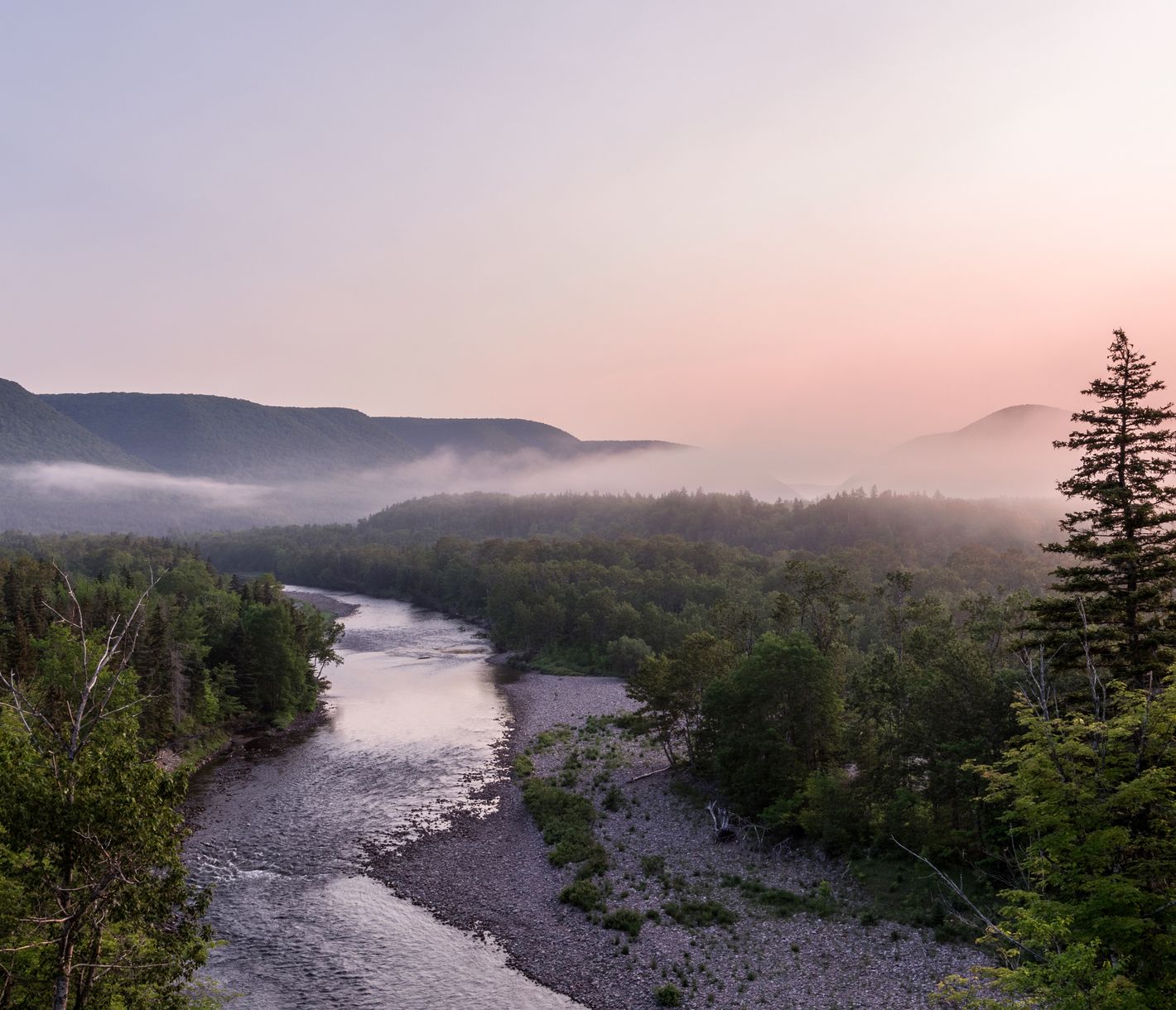 Zauberlandschaft im Margaree Valley