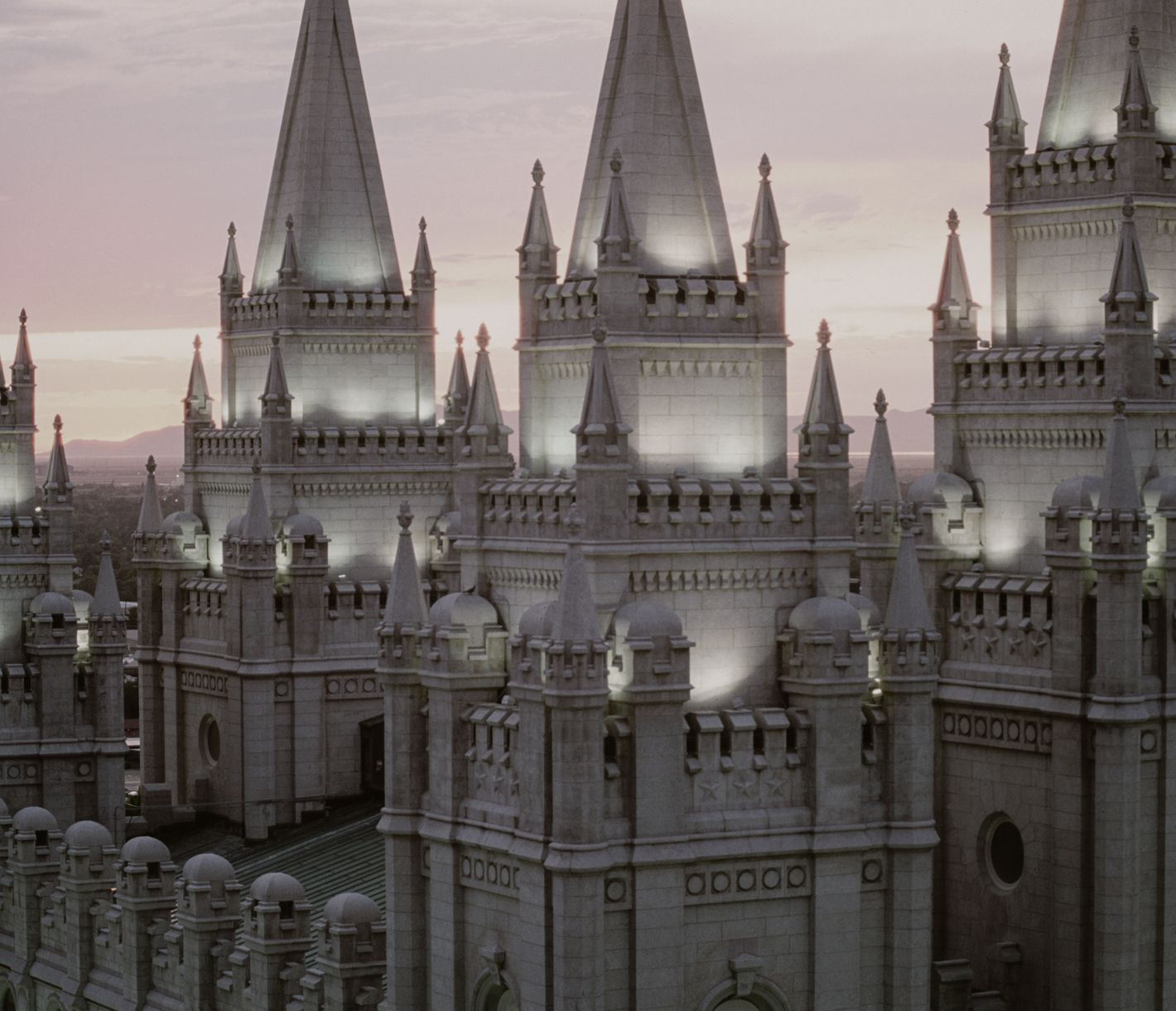 Der beeindruckende Mormonentempel in Salt Lake City