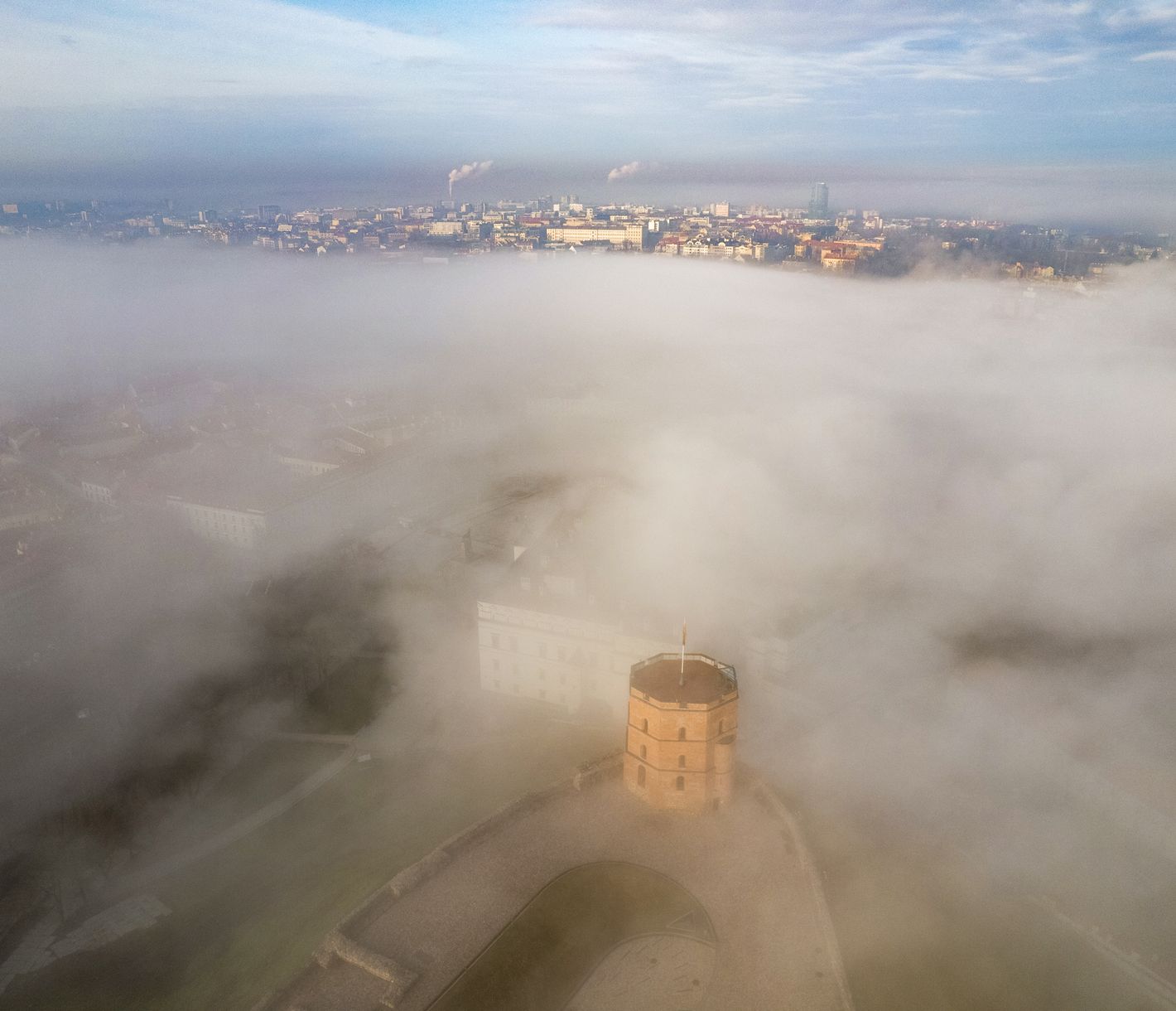 Ein herrlicher Rundumblick auf Vilnius