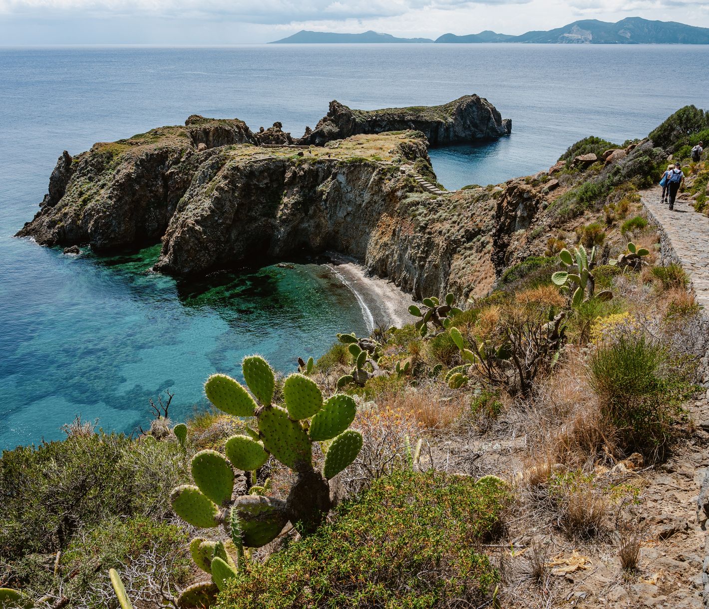 Das prähistorische Dorf Villaggio Preistorico