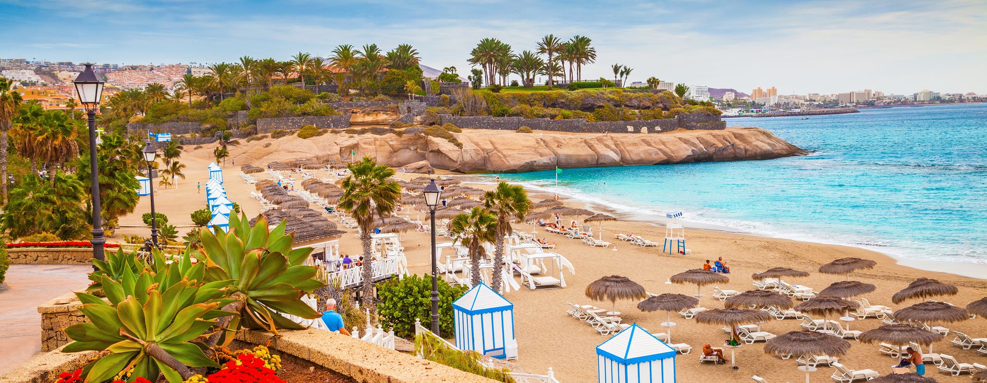 Blick auf Playa del Duque