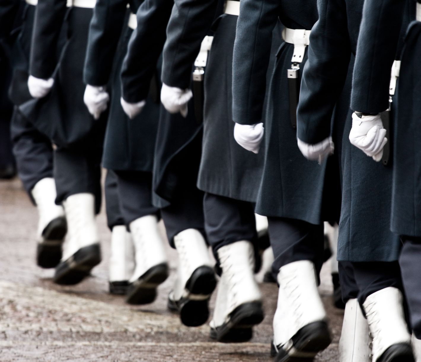 Wachablösung auf dem Schlossplatz