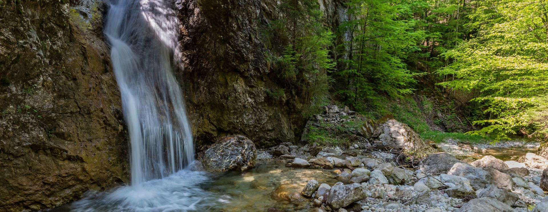 Wasserfall in der Schleifmühlenklamm
