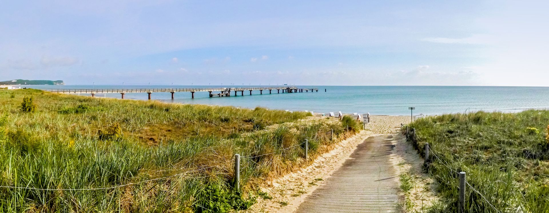 Zugang zum Strand von Göhren