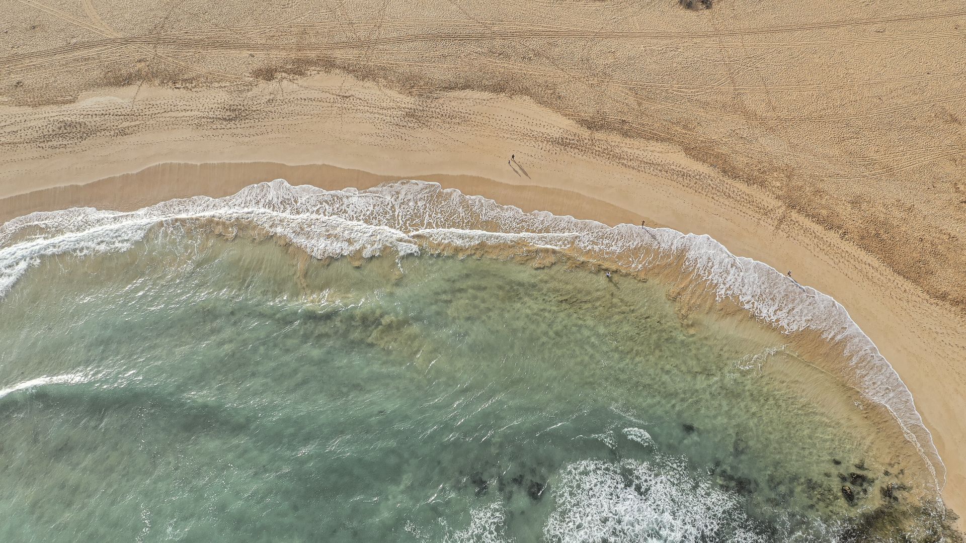 Oualidia, entrée du lagon depuis la mer