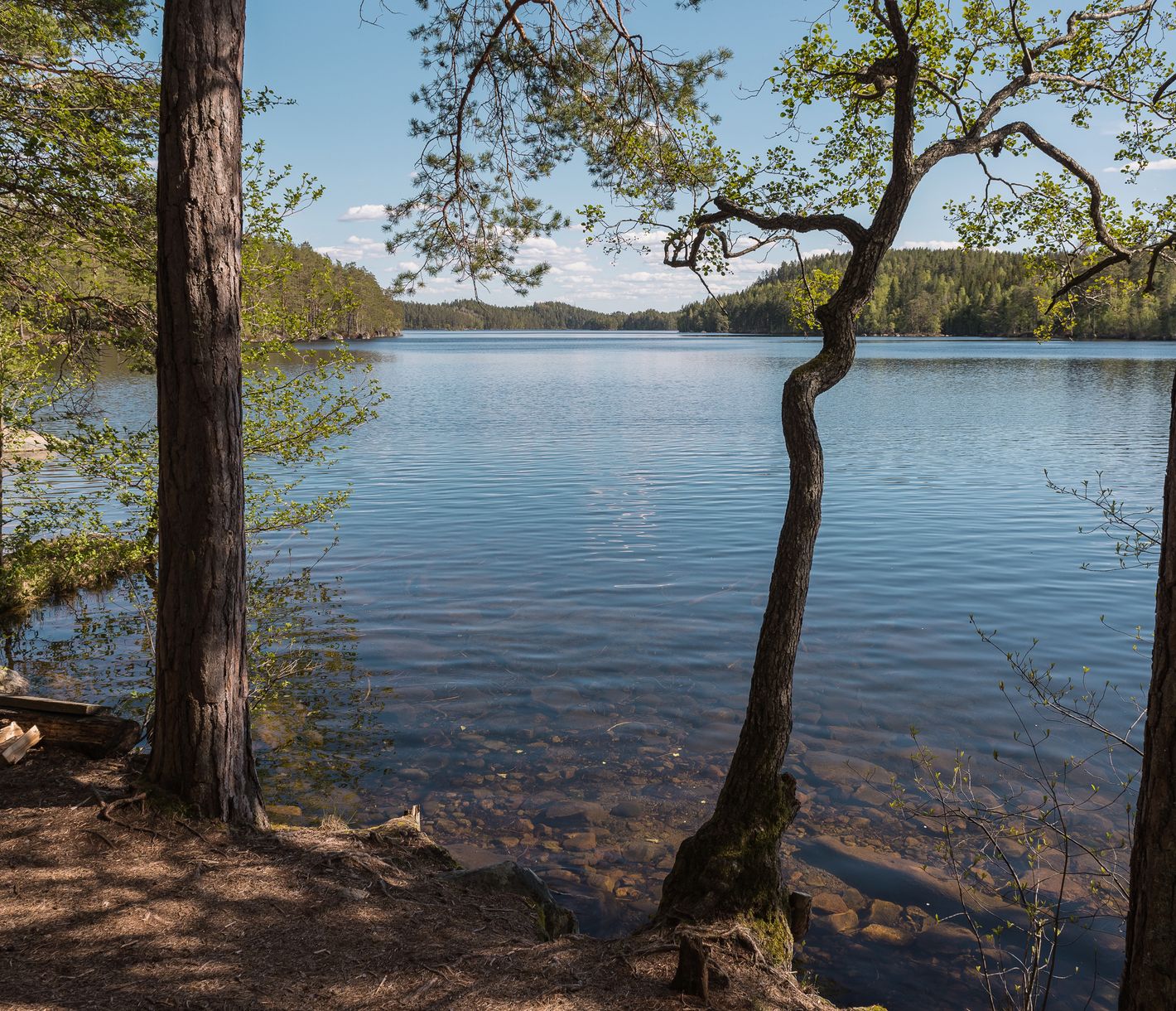 Nach zwei Nächten draussen in der Natur heisst es Abschied nehmen.