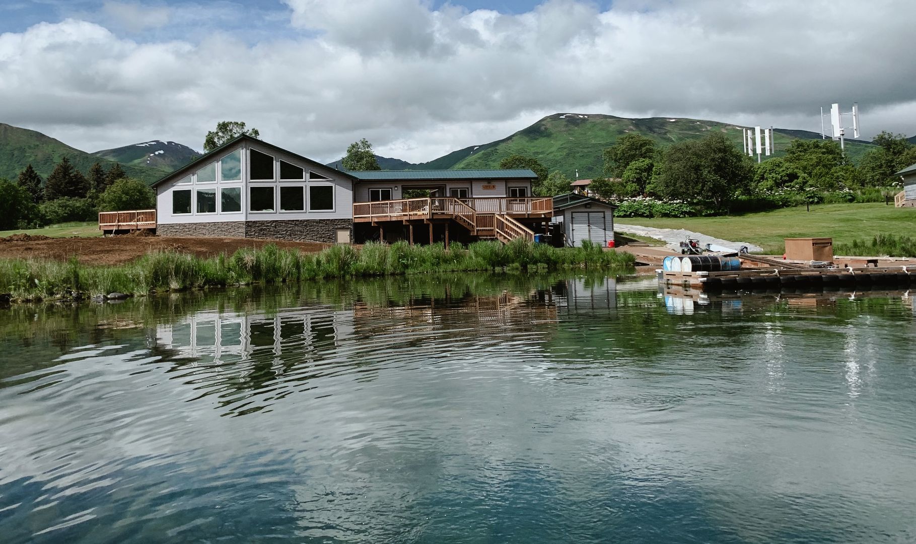Idyllische Lage am Karluk Lake