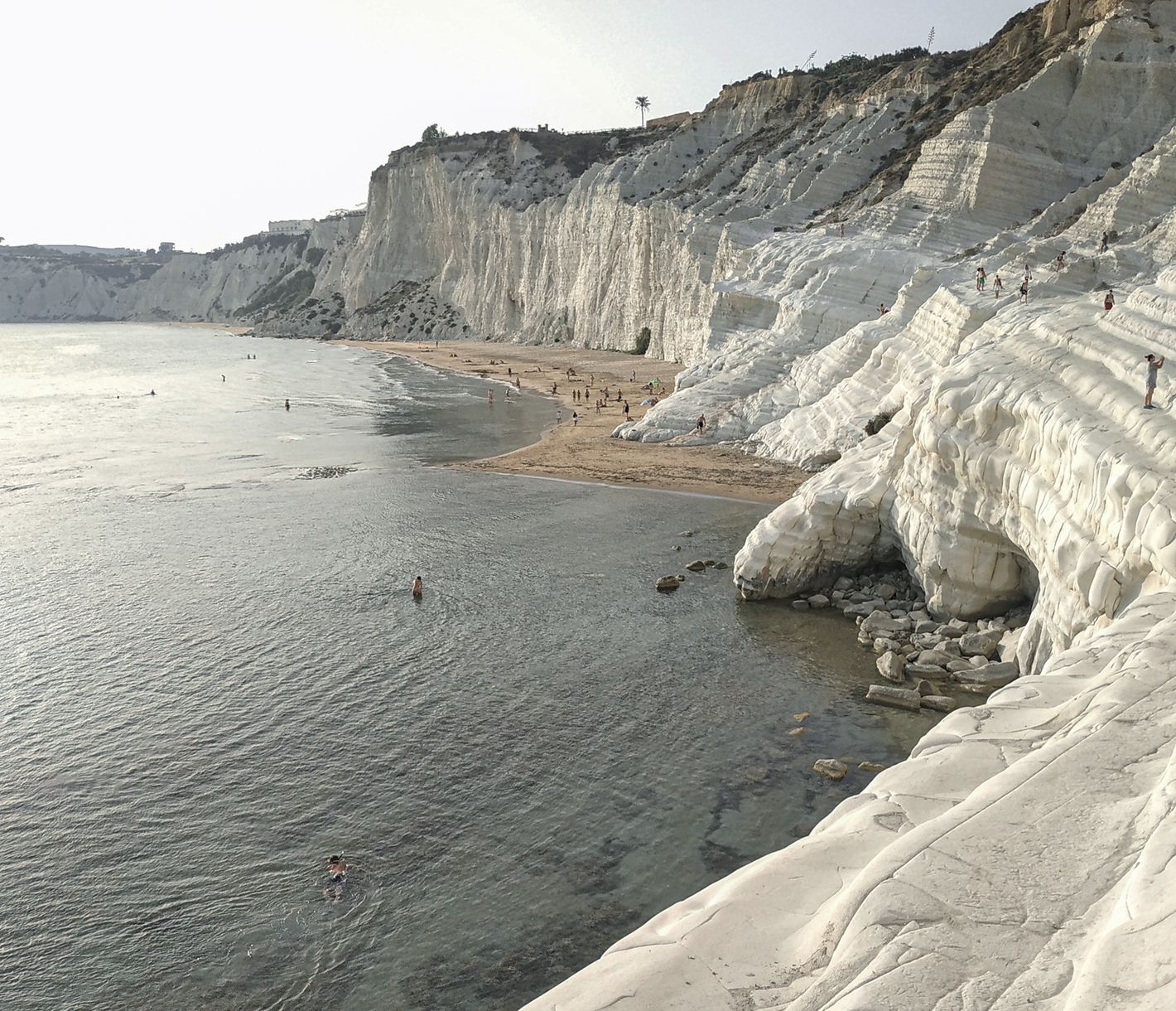 Scala dei Turchi, die weissen Treppen Siziliens bei Realmonte