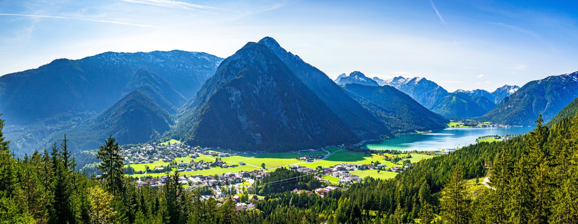 Blick auf den Achensee vom Ebner Joch