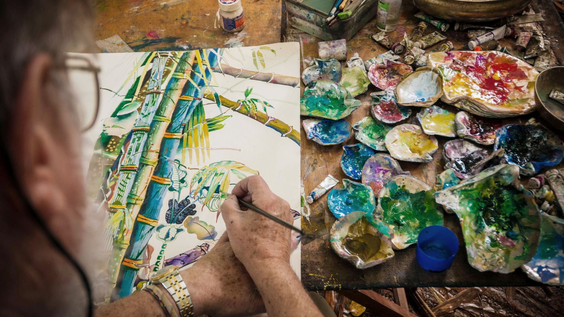 Michael Adams est l’un des artistes les plus connus des Seychelles.