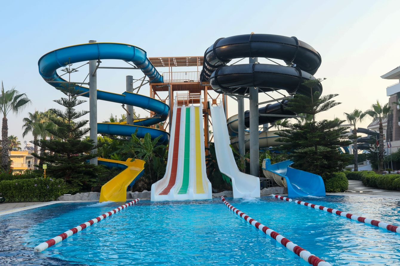 Toboggans aquatiques