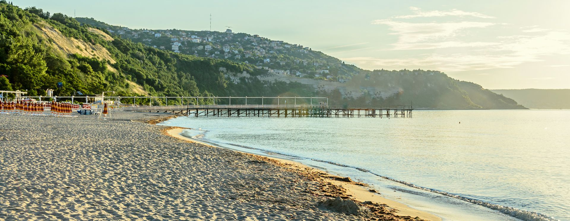 Die grüne Küstenlinie und das Schwarze Meer