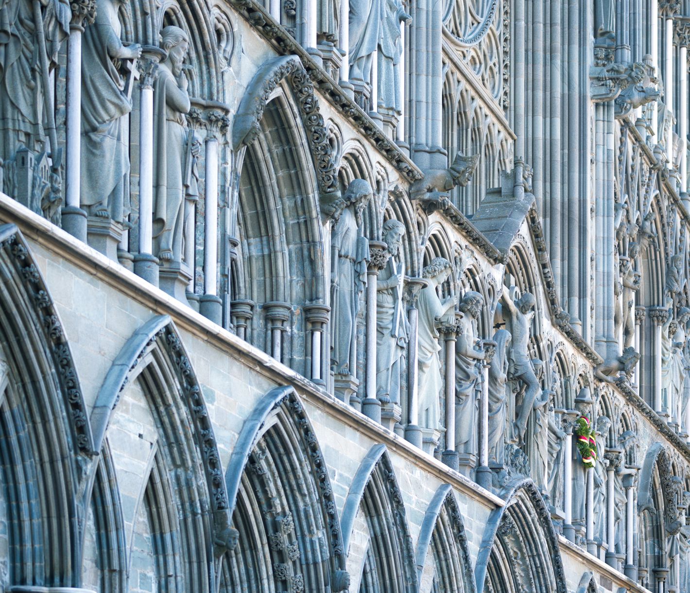 Bis 1906 war der Nidarosdom die Krönungsstätte der norwegischen Könige.