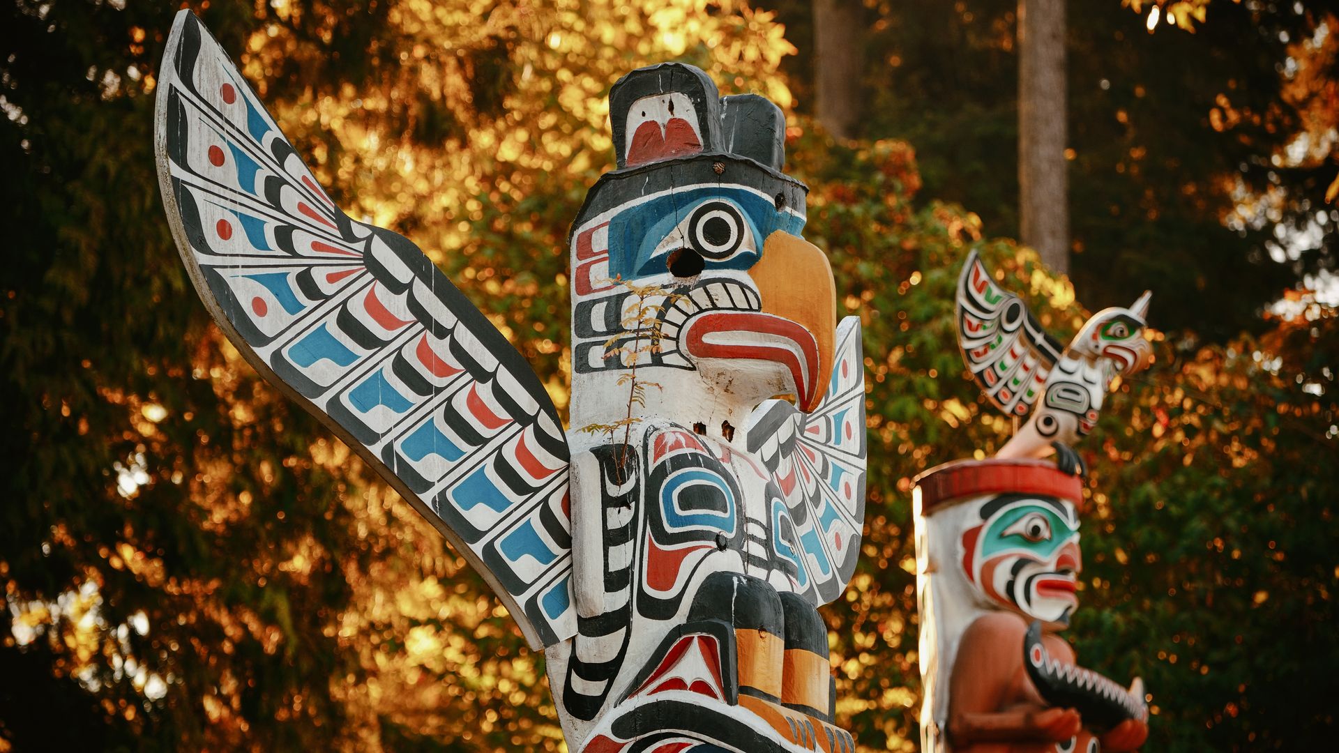 Totempfähle im Stanley Park