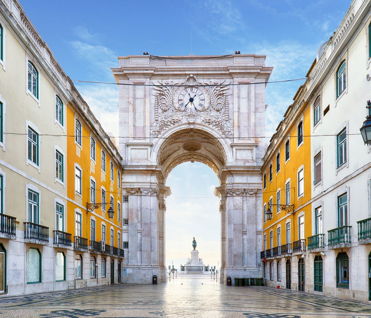 Triumphbogen am Praça do Comércio
