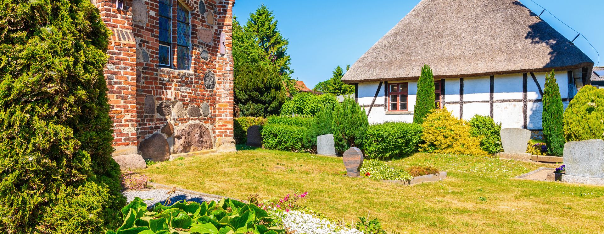 Blick von der St.-Katharinen-Kirche auf das Schulmuseum