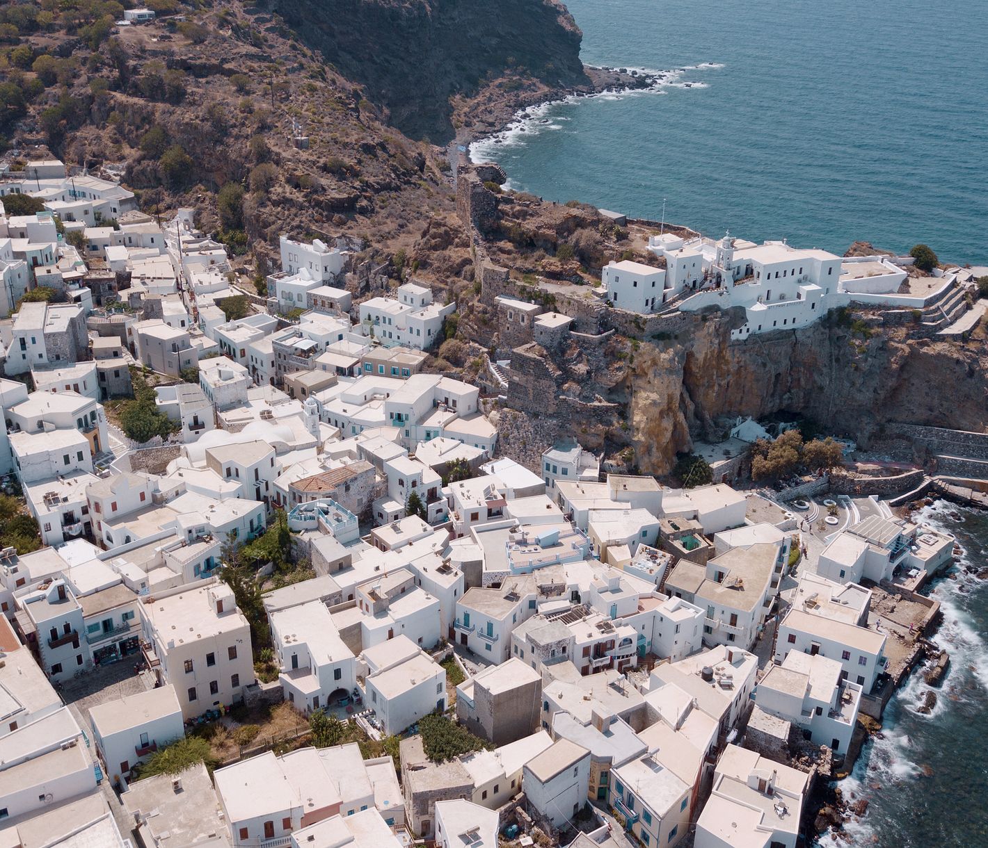 Der Hauptort Mandraki