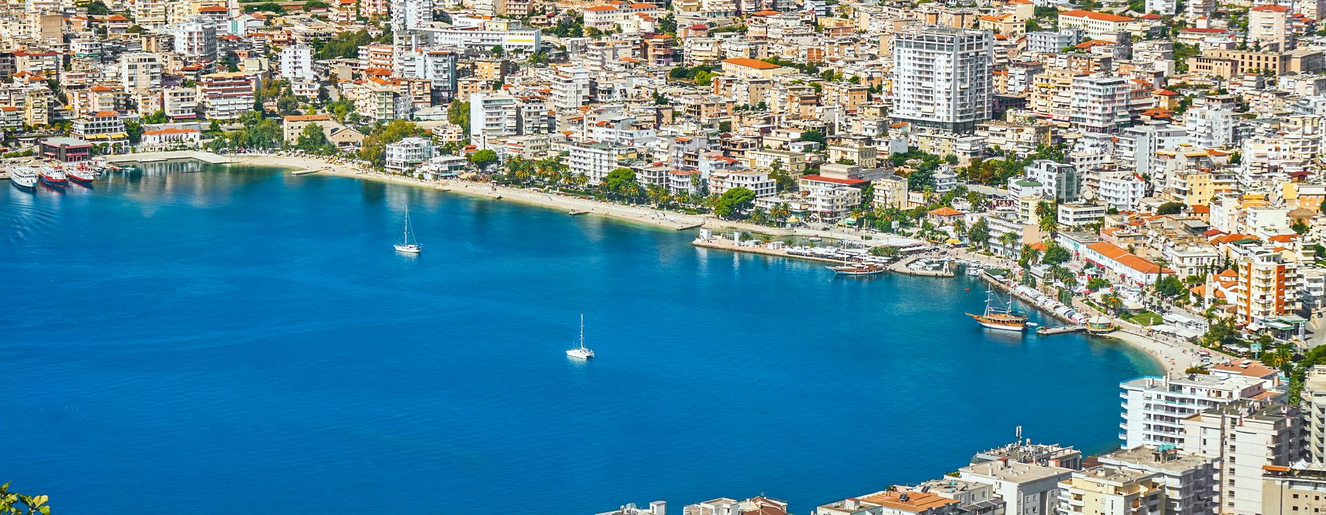 Saranda am Ionischen Meer