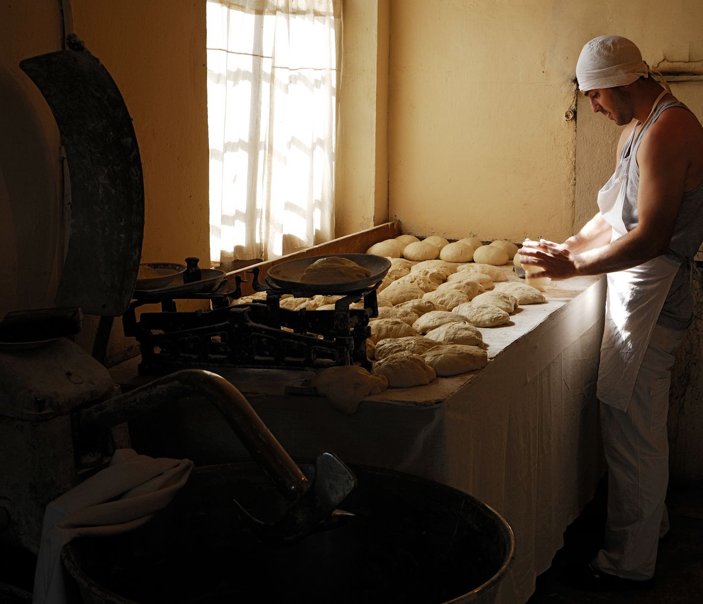 Traditioneller Bäcker in Kachetien