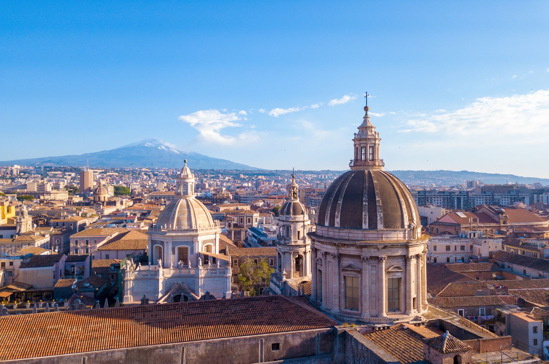 Vue sur Catane et l’Etna