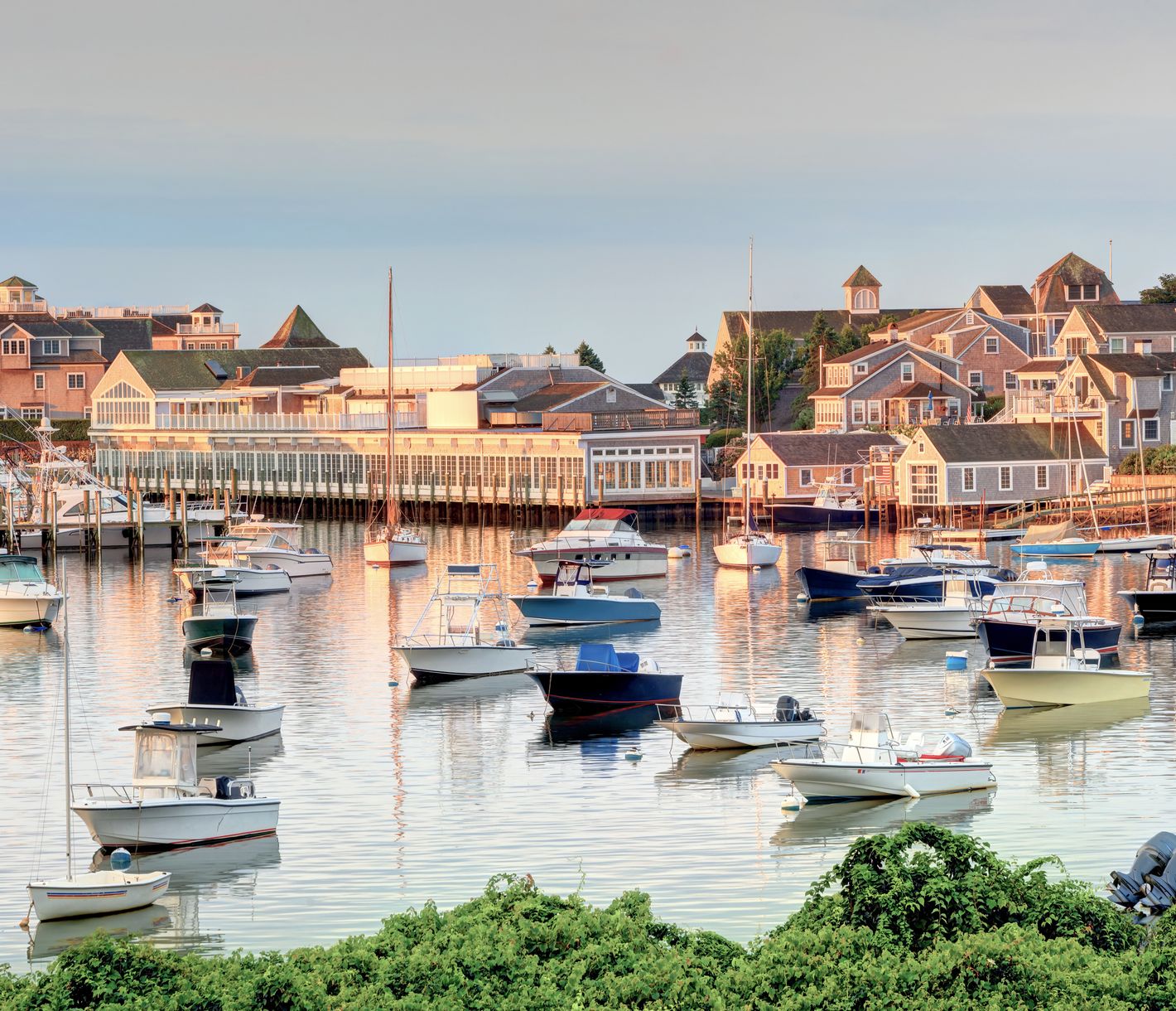 Abendstimmung im Hafen von Harwich