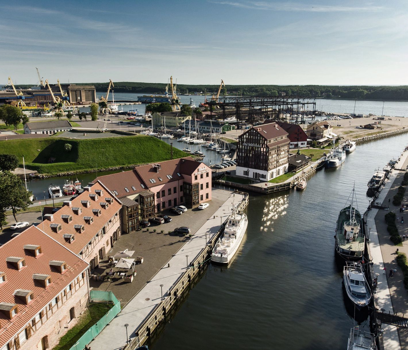 Klaipeda ist eine wichtige Hafenstadt in Litauen.