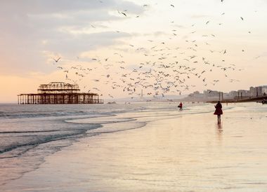 Das West Pier in Brighton: einst Heimat eines Konzert- und eines Theatersaales