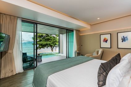 Doppelzimmer Private Pool Beachfront