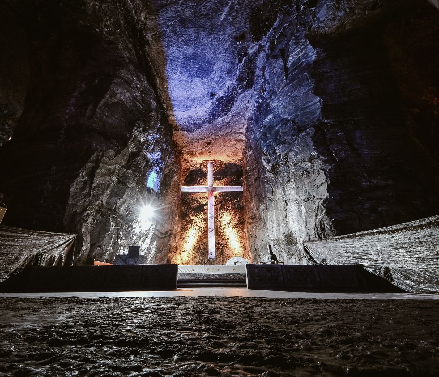 In den Minen von Zipaquira wird seit hunderten von Jahren Salz abgebaut.