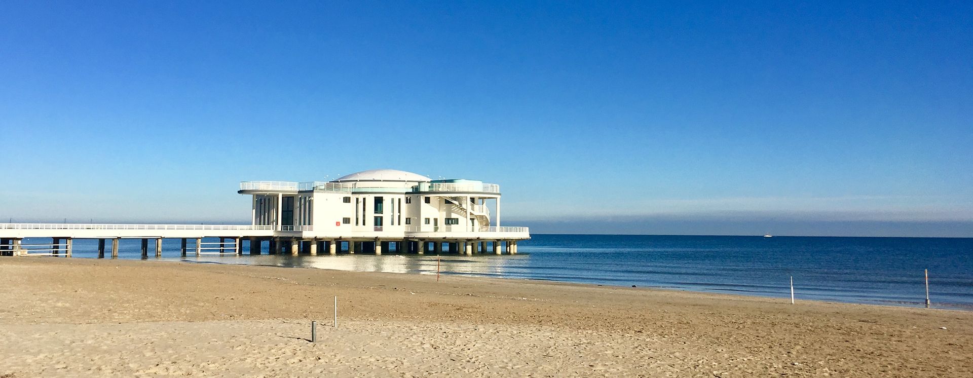 Seebrücke und Rotonda a Mare