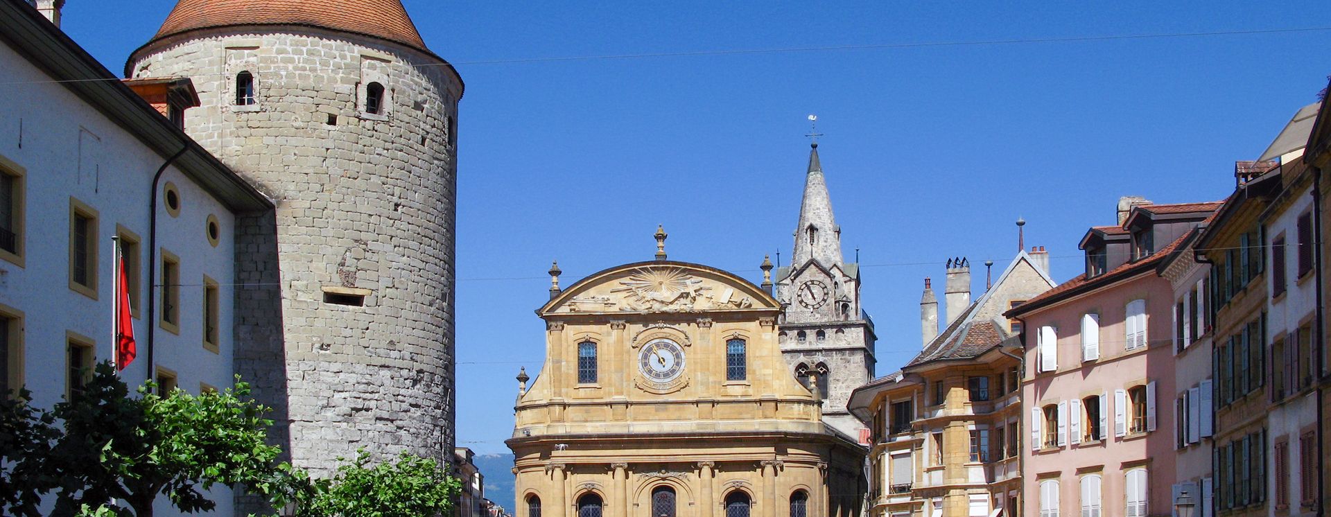 Stadtzentrum von Yverdon-les-Bains