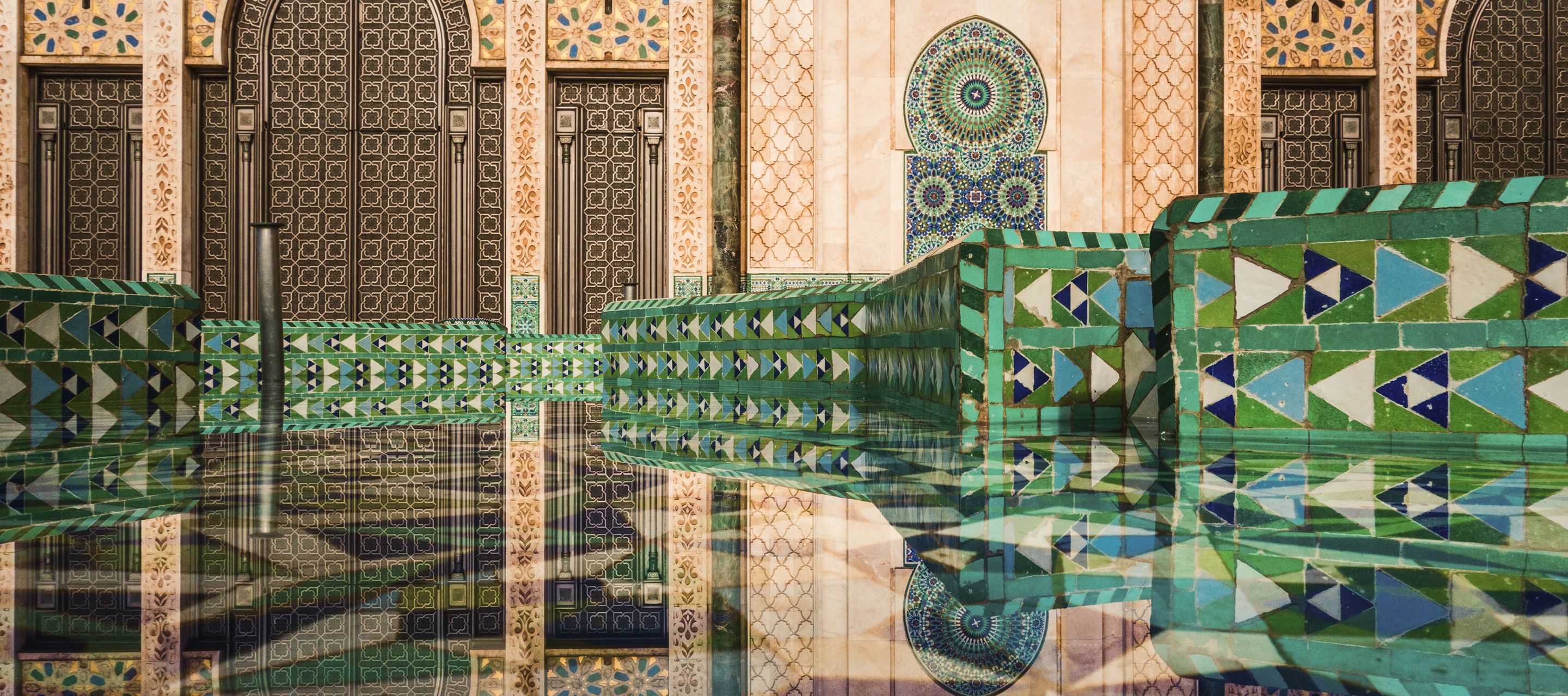 Casablanca, Moschee von Hassan II, Haupttor