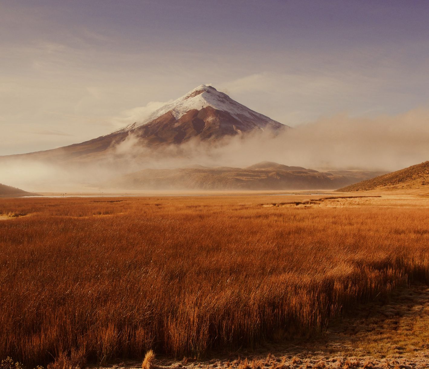 Der imposante Vulkan Cotopaxi.