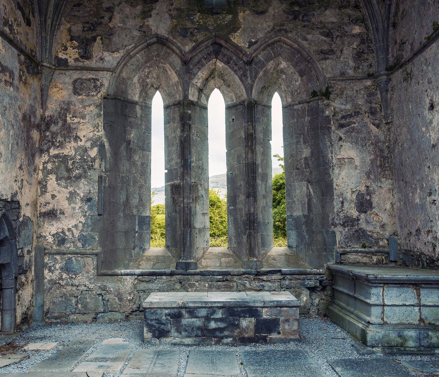 Historische Corcomroe Abbey