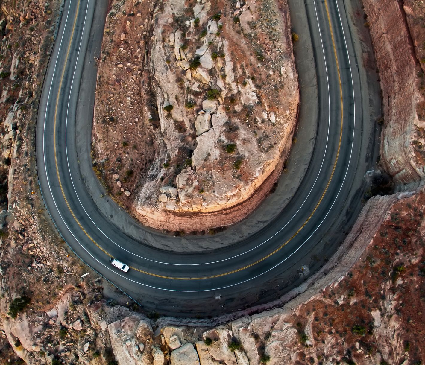 Der Dead Horse Mesa Scenic Byway ist eine atemberaubende Panoramastrasse.