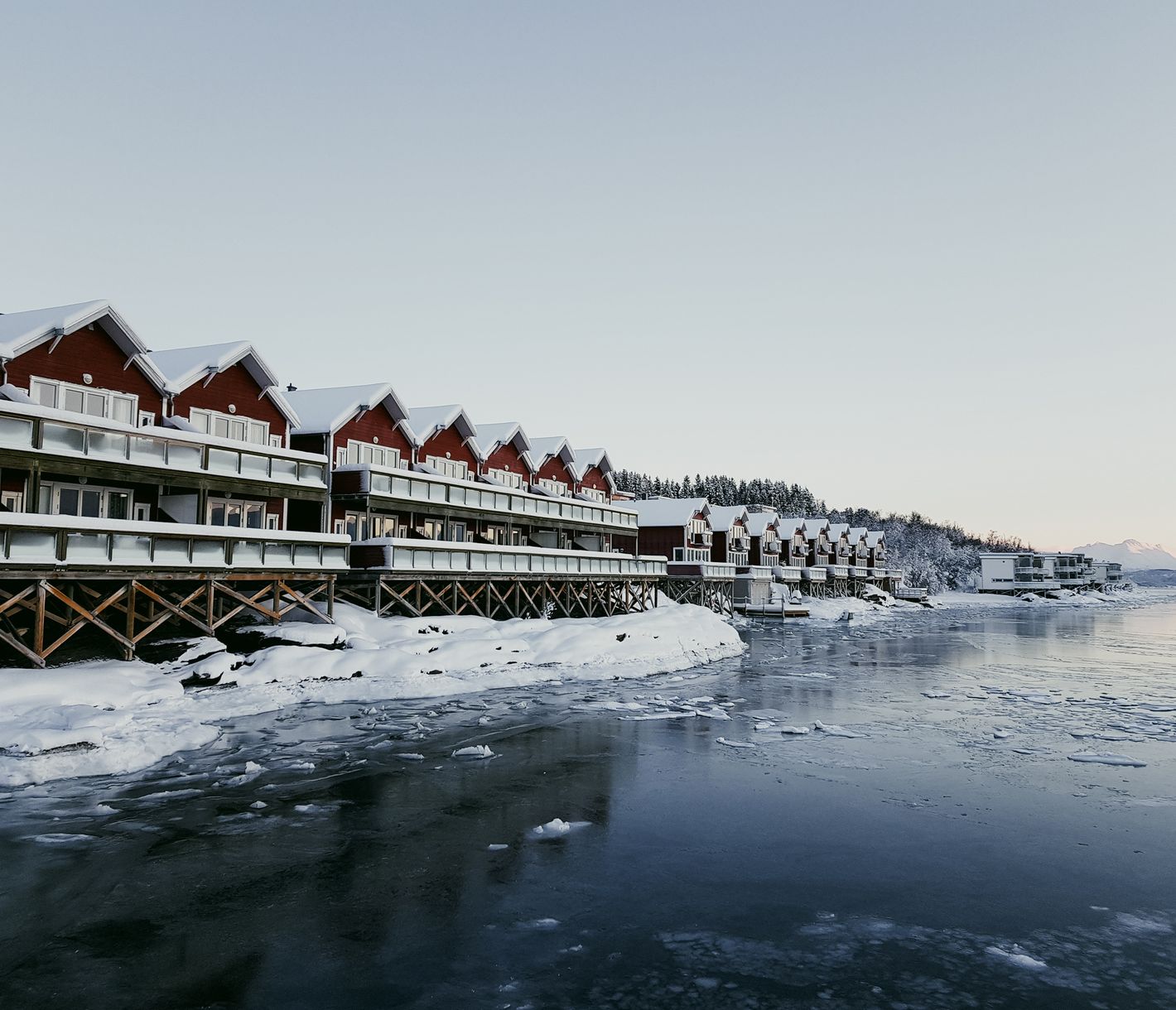 Ein Ferienresort direkt am Malangenfjord