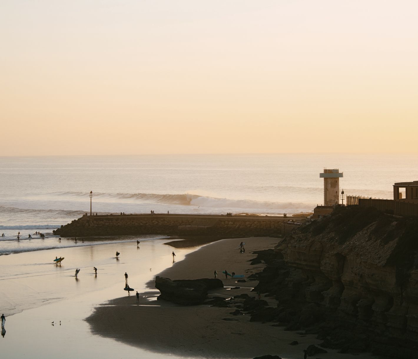 Strand und Leuchtturm von Imsouane