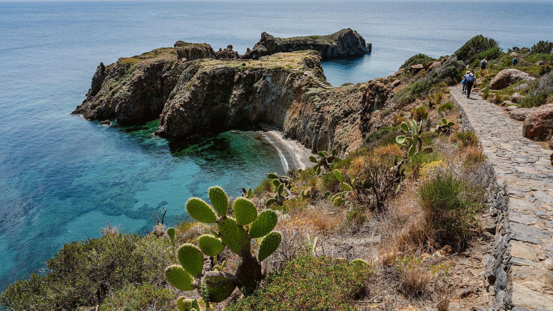 Das prähistorische Dorf Villaggio Preistorico