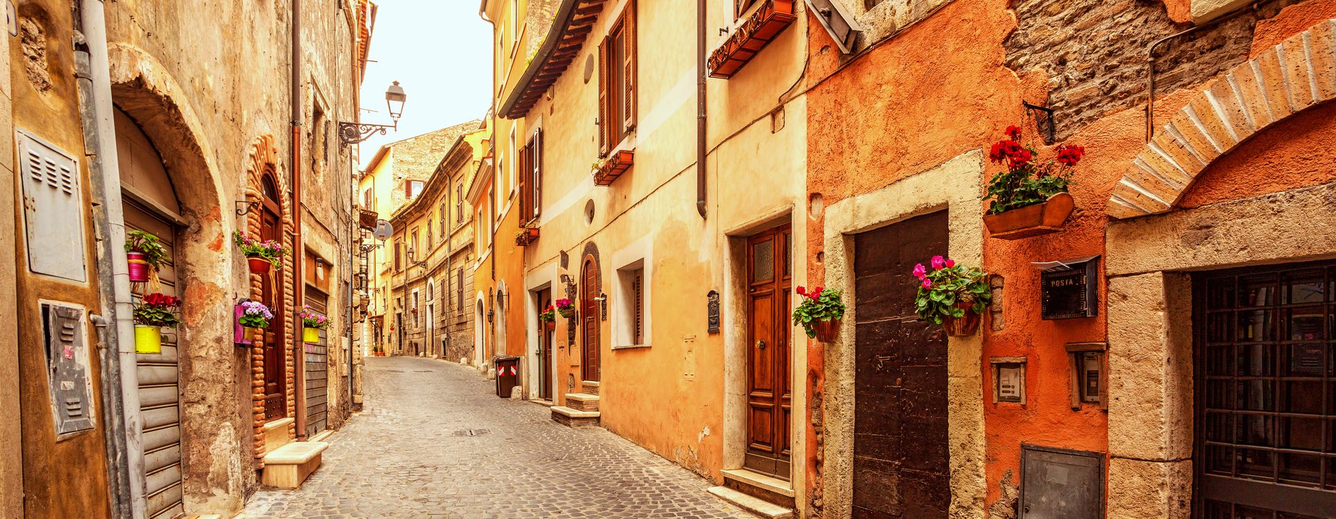 Historische Strasse in Tivoli