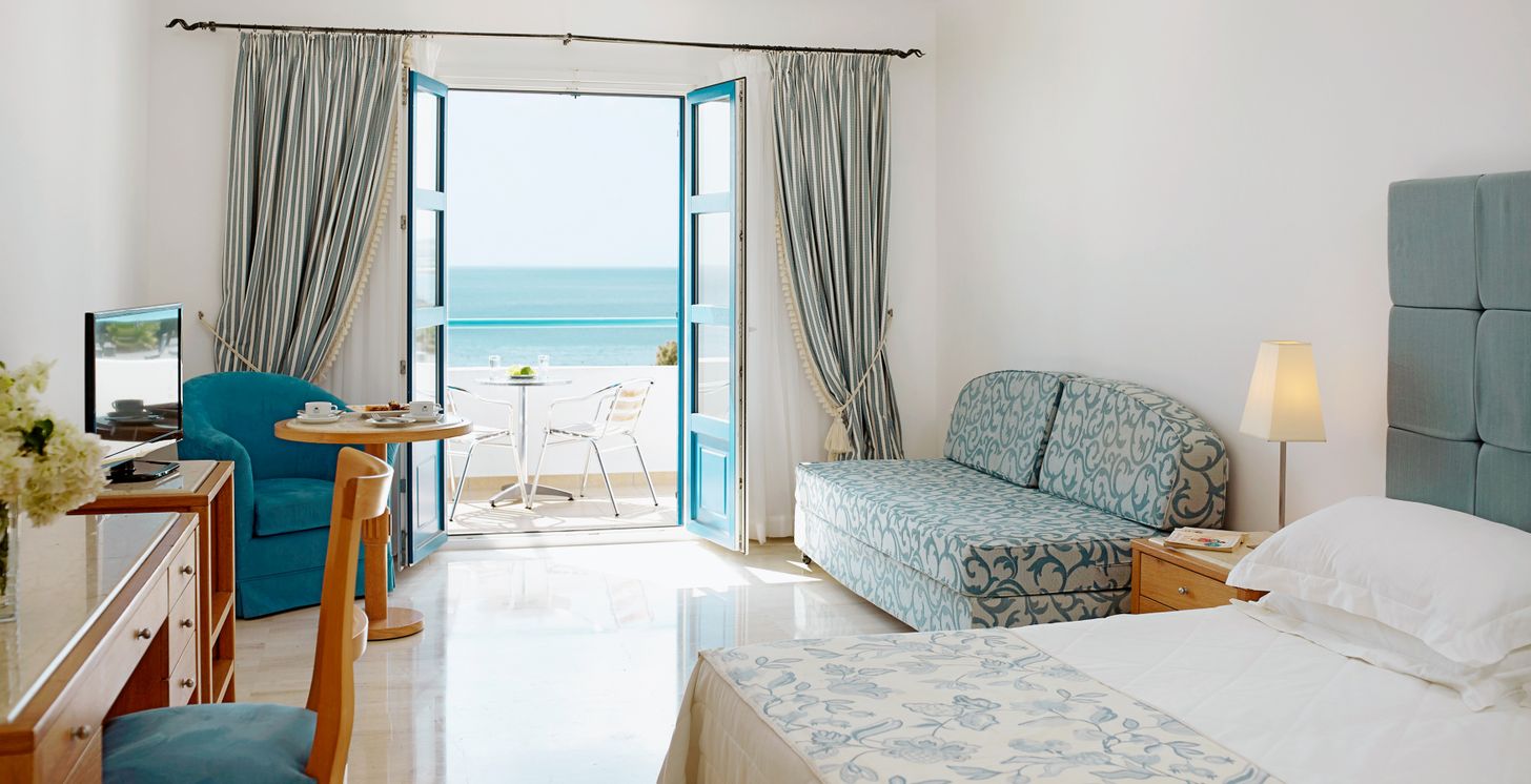 Chambre double avec vue mer