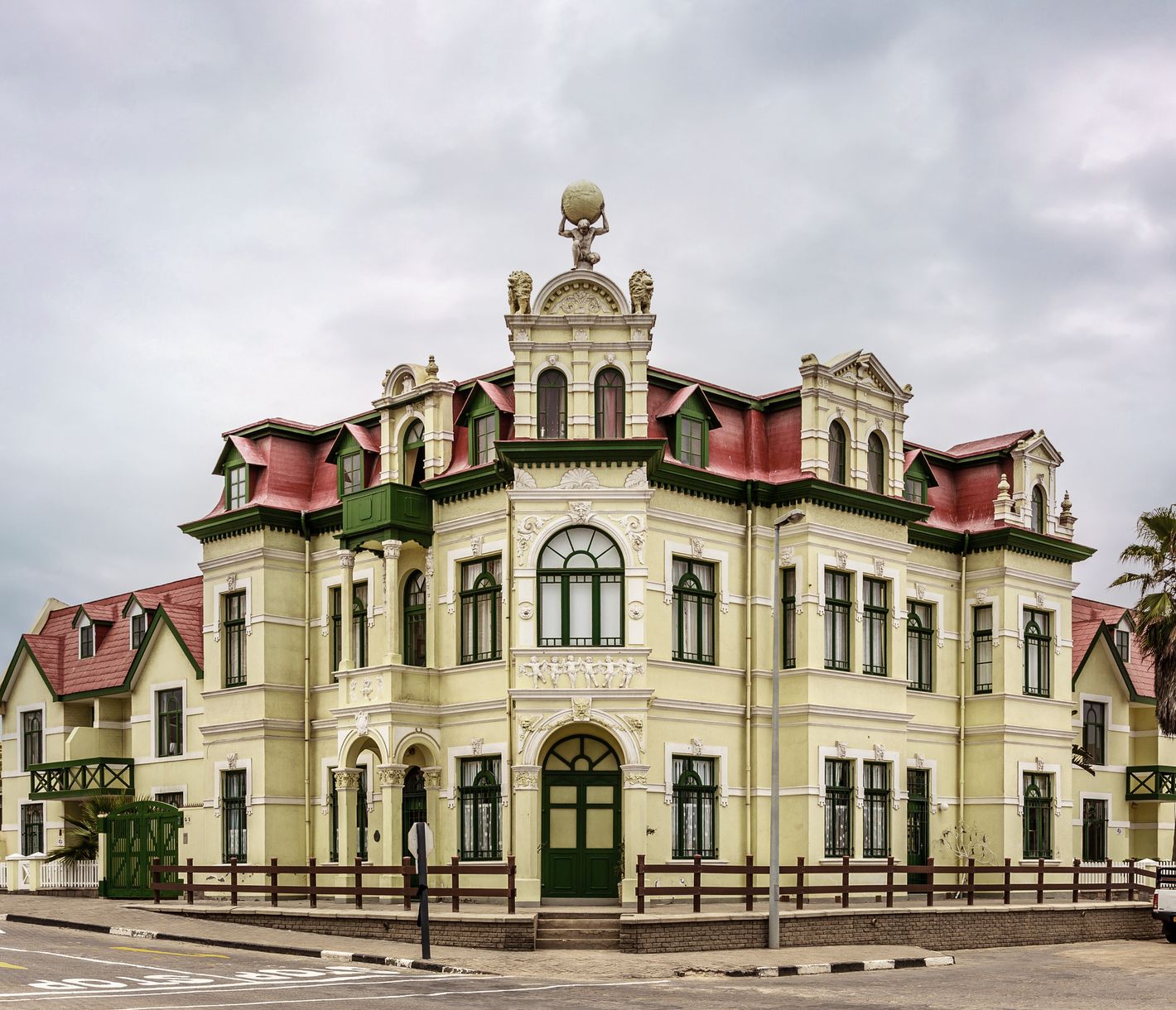 Altes deutsches Gebäude in Swakopmund aus der Kolonialzeit