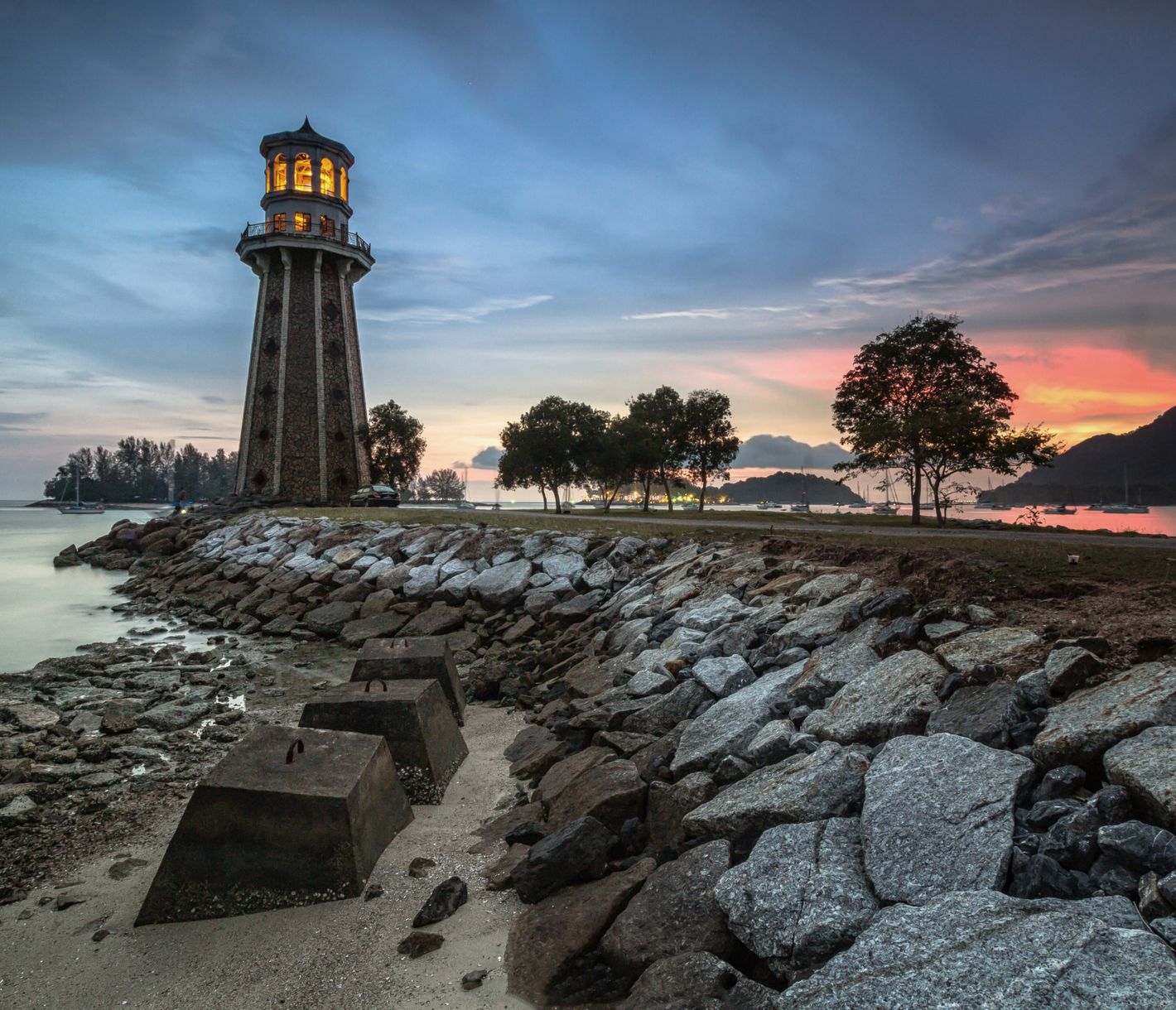 Leuchtturm an der Westküste von Langkawi