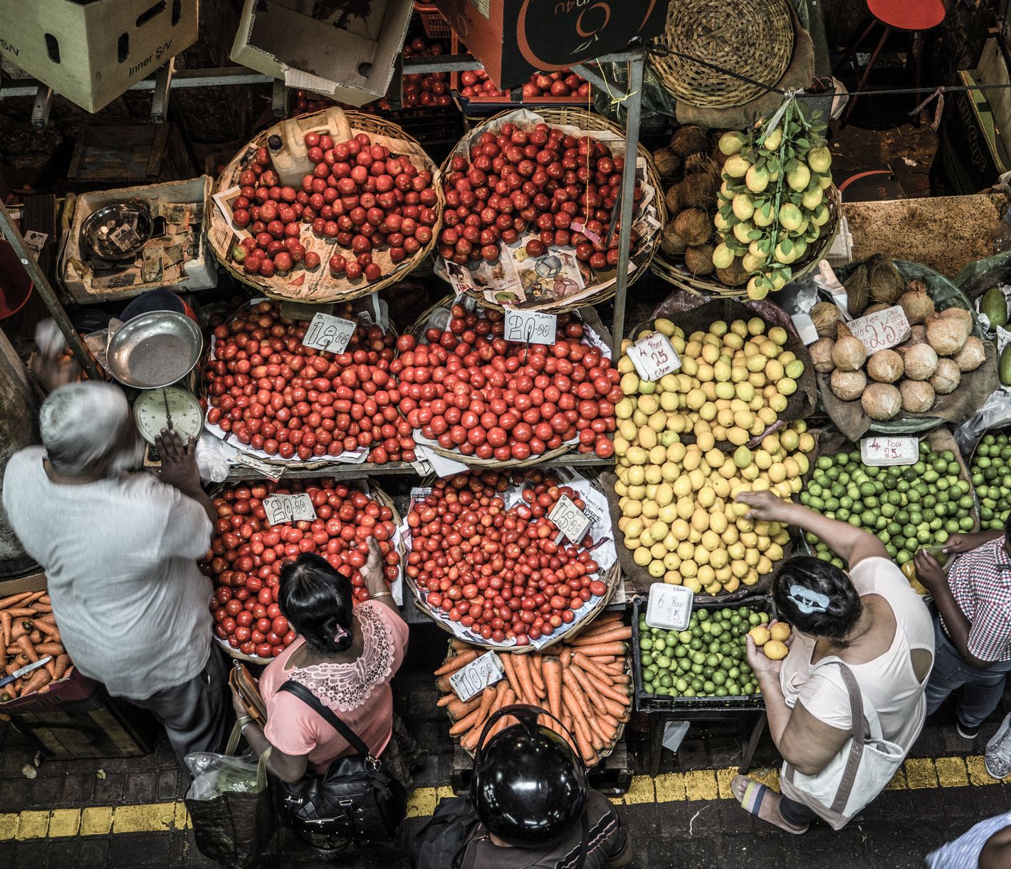 Traditioneller Markt in Port Louis