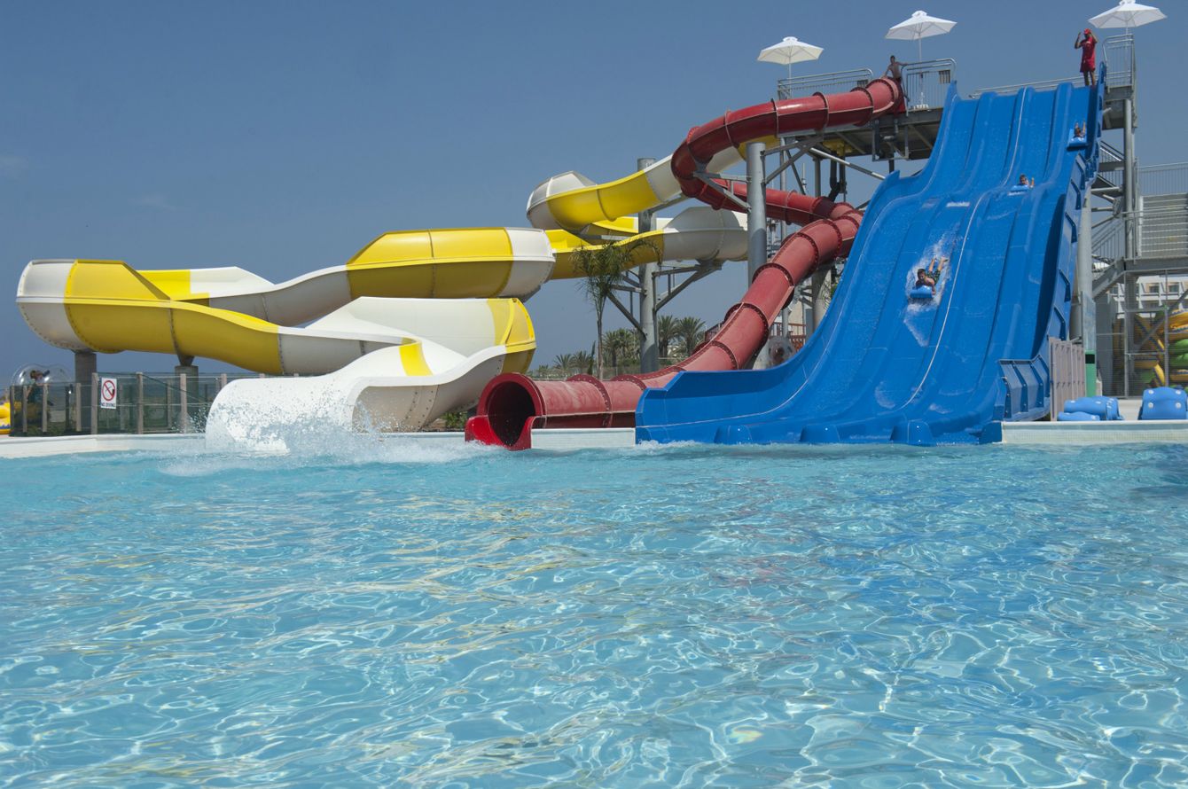Toboggans aquatiques