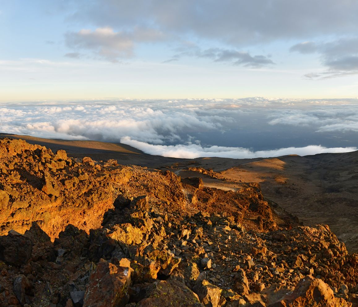 Après avoir remonté une grosse moraine, vous atteignez le camp de Barafu (4550 m)