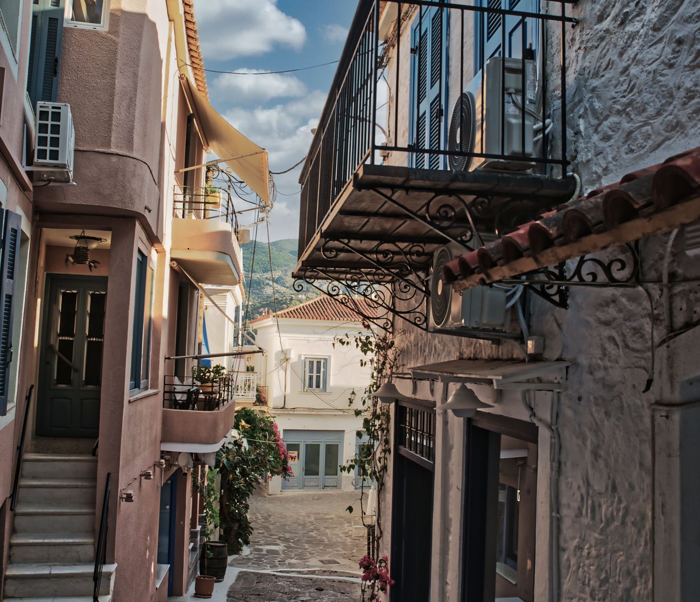 Idyllische Gasse auf Paros